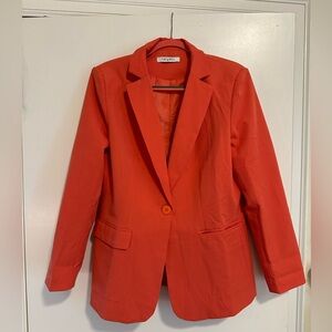 Orange Summer Blazer
